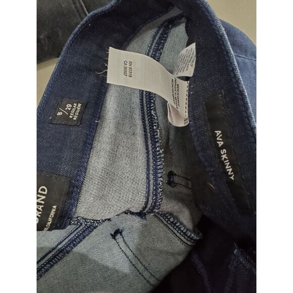 Lucky Jeans 8/29 Womens High Rise Skinny Leg AVA Dark Wash Blue Casual - Picture 7 of 7